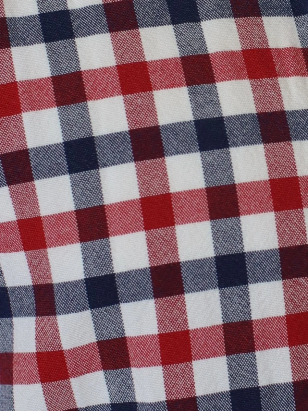 Stylish Vintage Banana Republic Blue, Red and White Plaid Shirt with a Preppy Vi